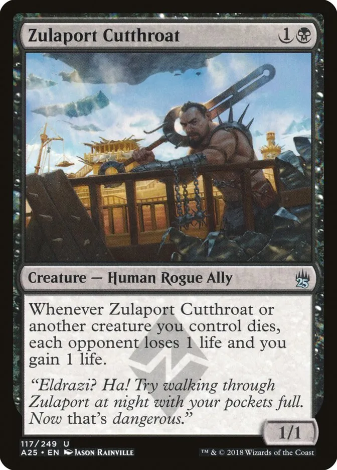 2018 Masters 25 Zulaport Cutthroat uncommon #117 unlisted card image