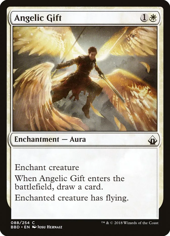 2018 Battlebond Angelic Gift common #88 common card image