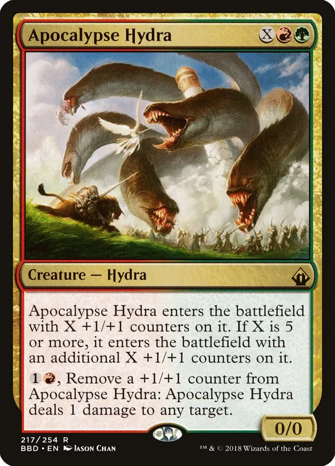 2018 Battlebond Apocalypse Hydra #217 rare card image