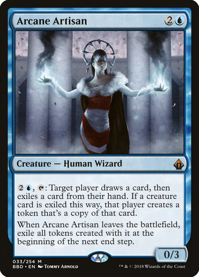 2018 Battlebond Arcane Artisan mythic #33 mythic card image