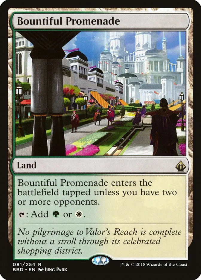2018 Battlebond Bountiful Promenade #81 rare card image
