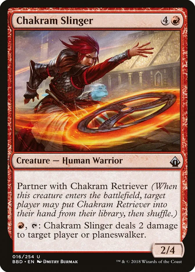 2018 Battlebond Chakram Slinger uncommon #16 uncommon card image