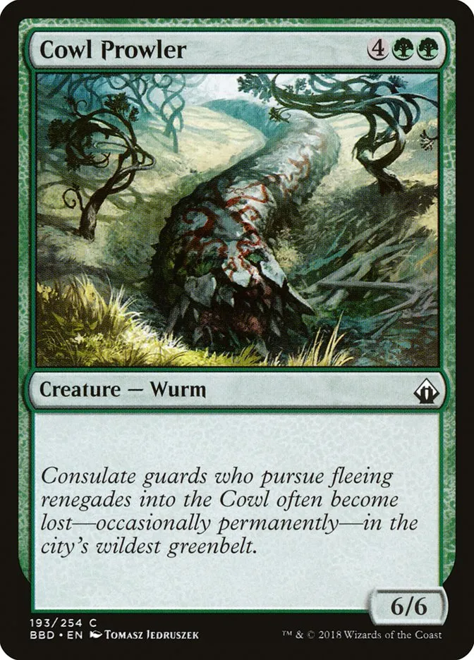 2018 Battlebond Cowl Prowler common #193 common card image