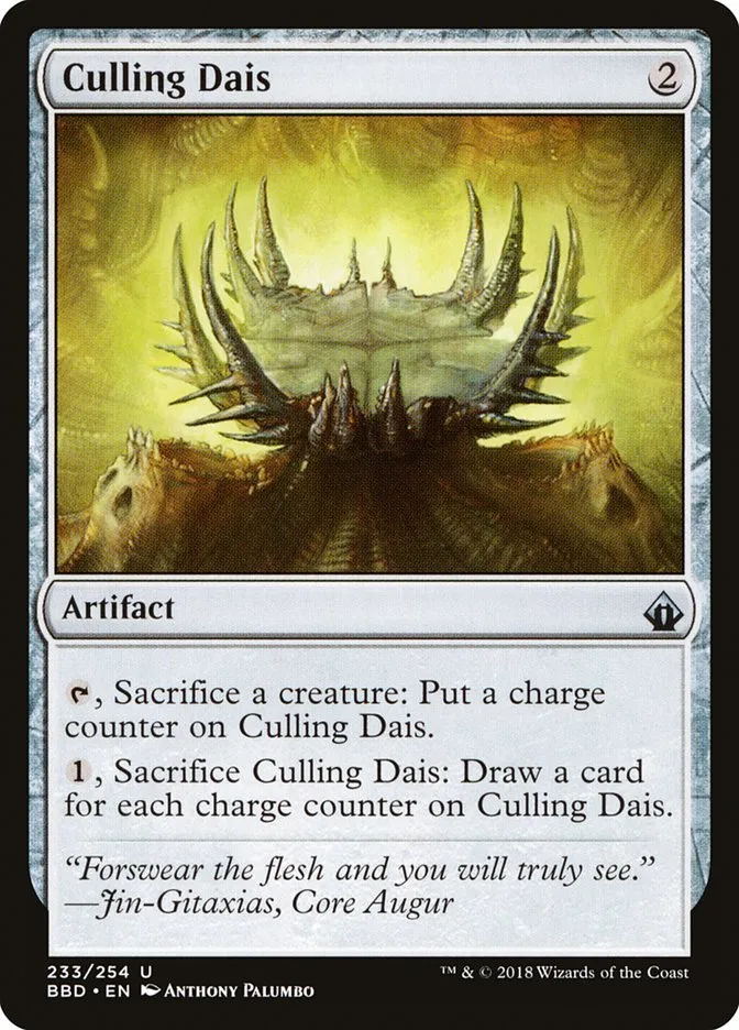 2018 Battlebond Culling Dais uncommon #233 uncommon card image