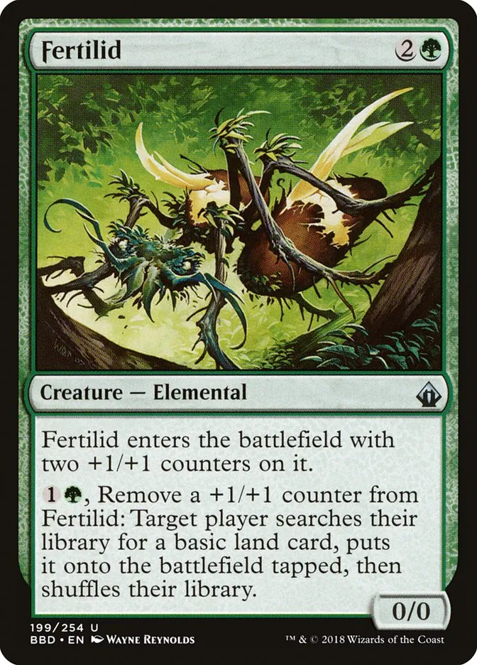 2018 Battlebond Fertilid uncommon #199 uncommon card image