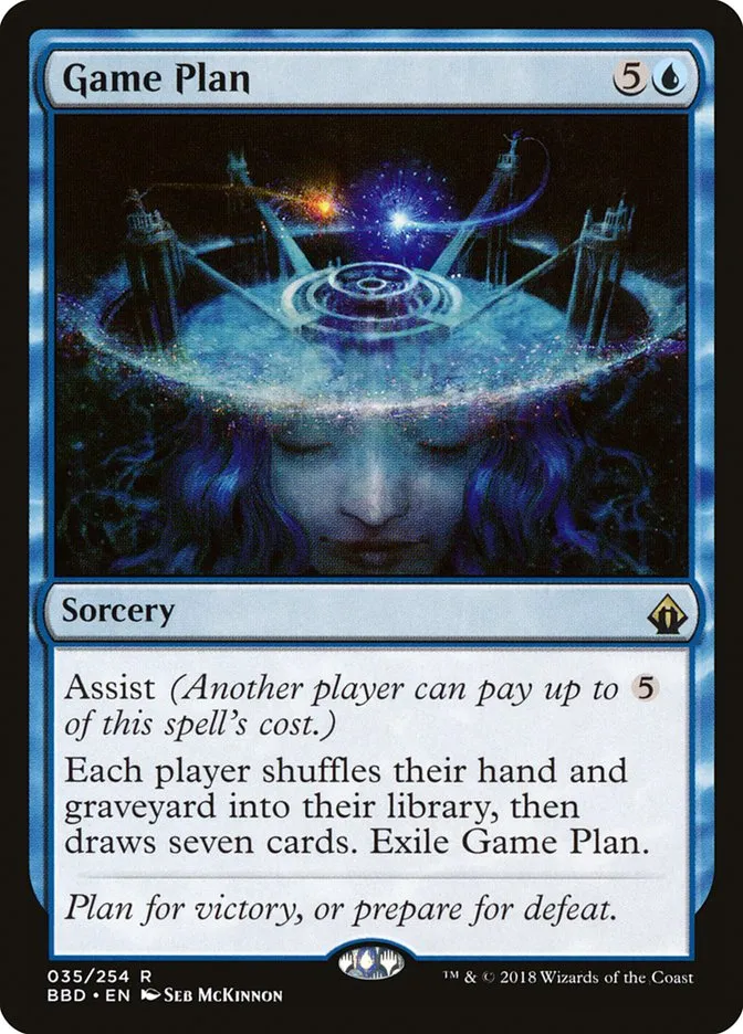 2018 Battlebond Game Plan rare #35 rare card image