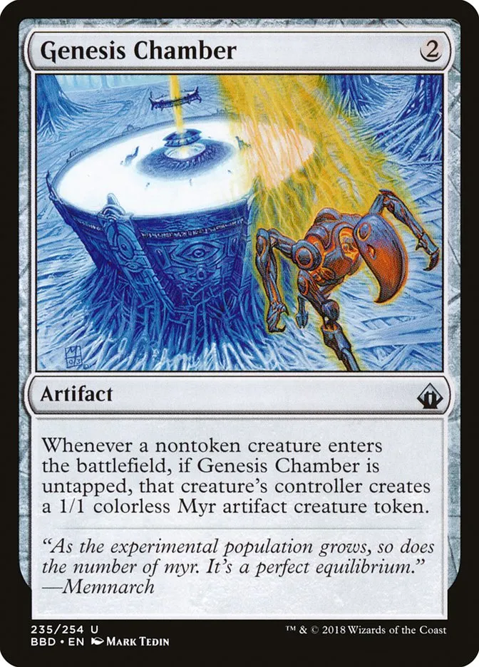2018 Battlebond Genesis Chamber uncommon #235 uncommon card image