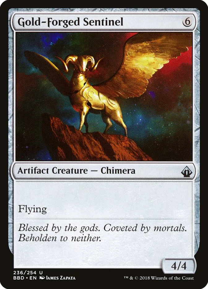2018 Battlebond Gold-Forged Sentinel #236 uncommon card image