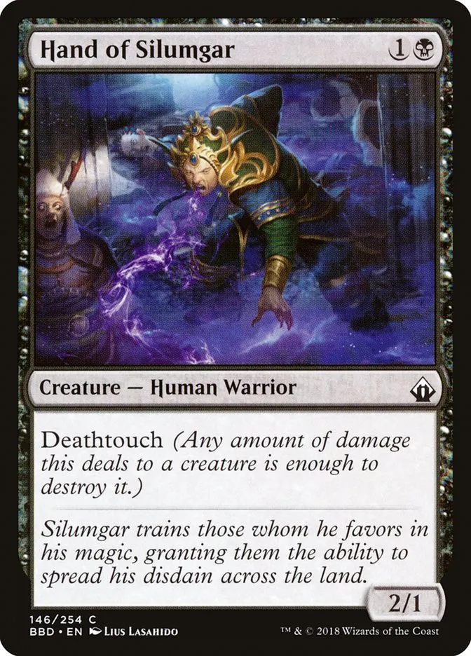 2018 Battlebond Hand of Silumgar #146 common card image