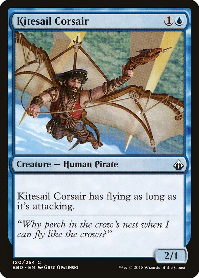 2018 Battlebond Kitesail Corsair #120 common card image