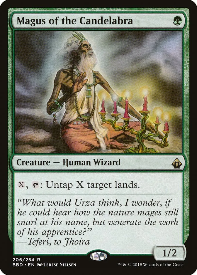 2018 Battlebond Magus of the Candelabra #206 rare card image