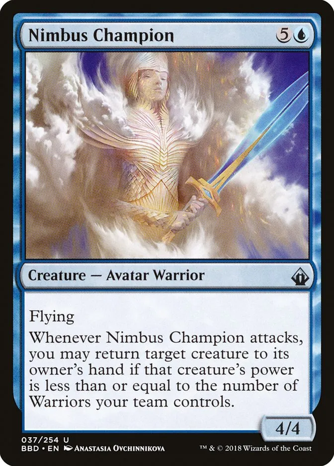 2018 Battlebond Nimbus Champion #37 uncommon card image
