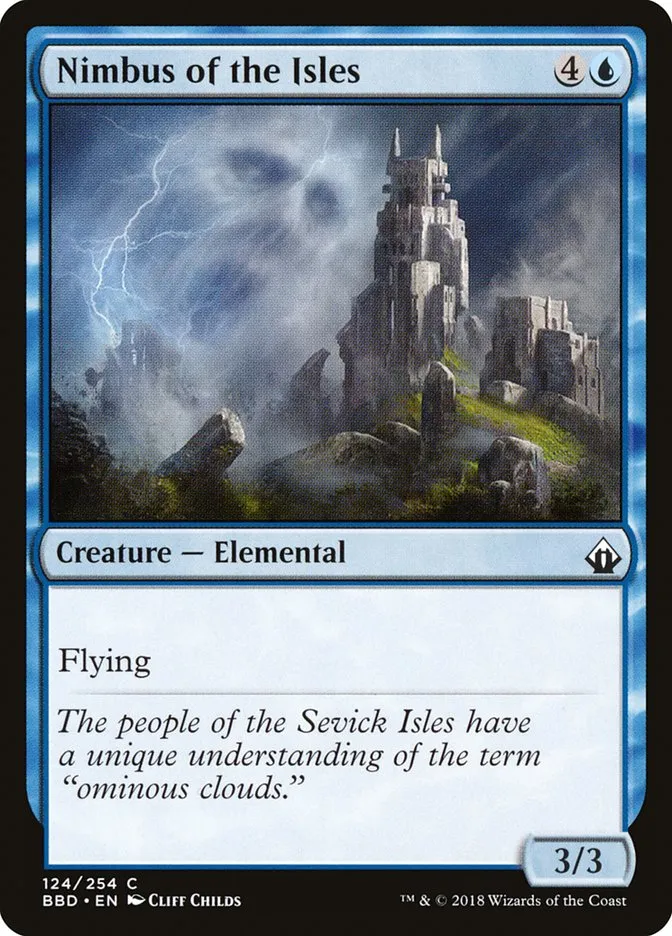 2018 Battlebond Nimbus of the Isles #124 common card image