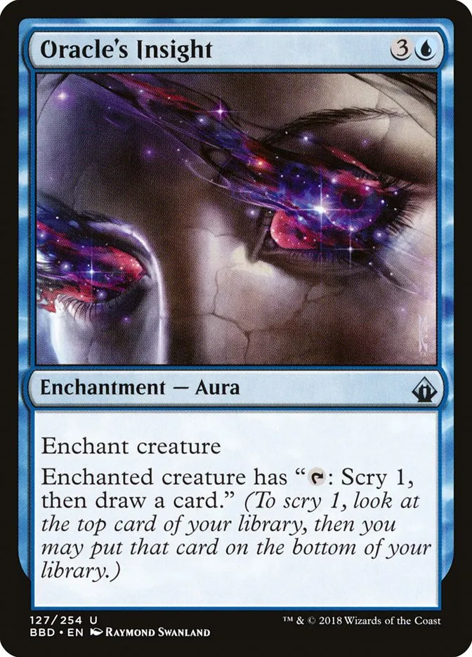 2018 Battlebond Oracle's Insight uncommon #127 uncommon card image
