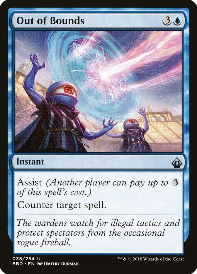 2018 Battlebond Out of Bounds #38 uncommon card image