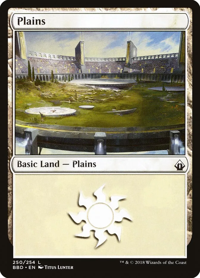 2018 Battlebond Plains #250 common card image
