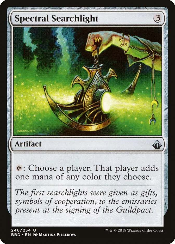 2018 Battlebond Spectral Searchlight #246 uncommon card image