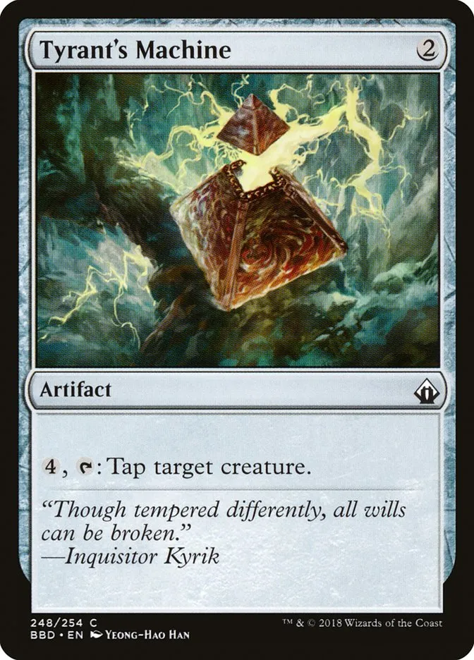 2018 Battlebond Tyrant's Machine common #248 common card image