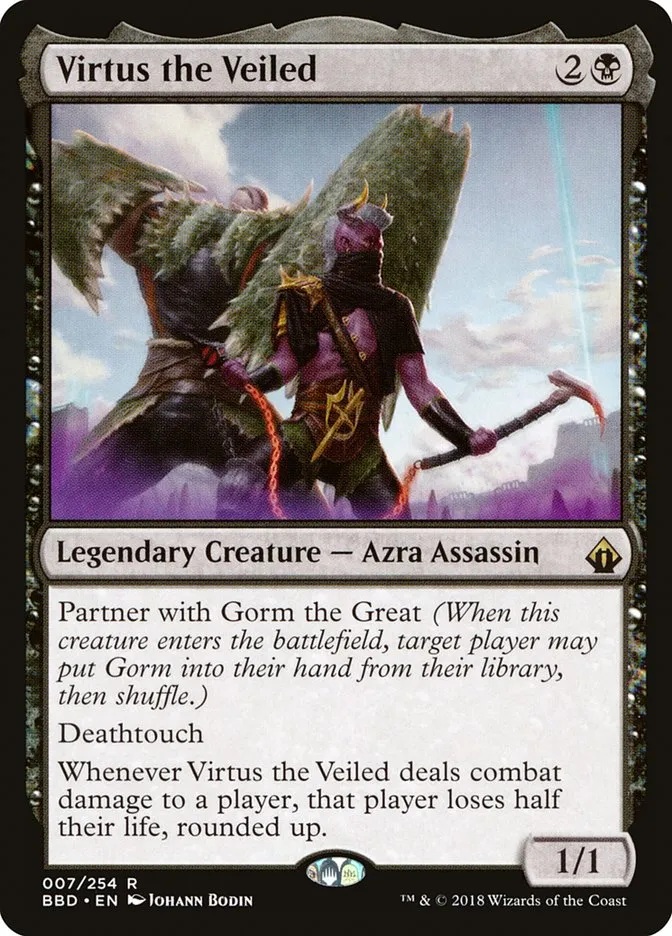 2018 Battlebond Virtus the Veiled rare #7 rare card image