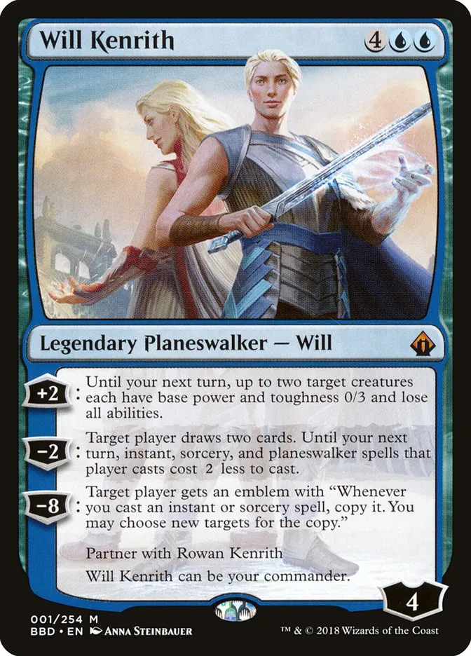 2018 Battlebond Will Kenrith mythic #1 mythic card image