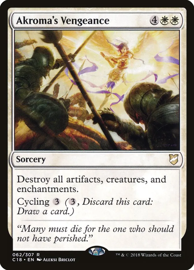 2018 Commander 2018 Akroma's Vengeance #62 rare card image