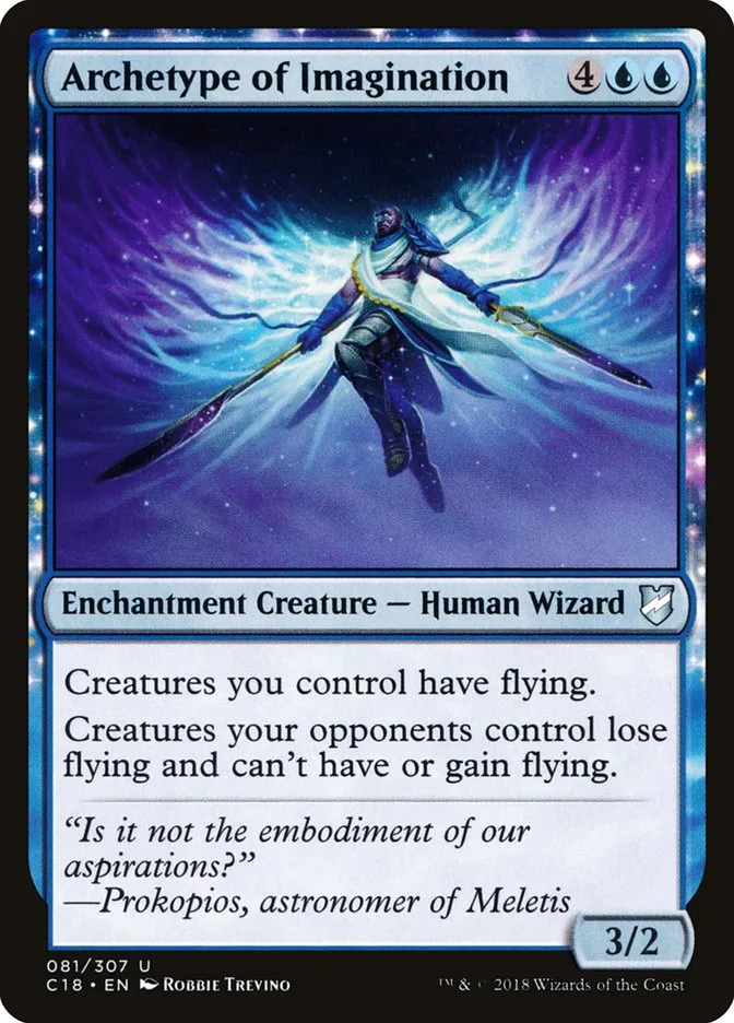 2018 Commander 2018 Archetype of Imagination uncommon #81 uncommon card image