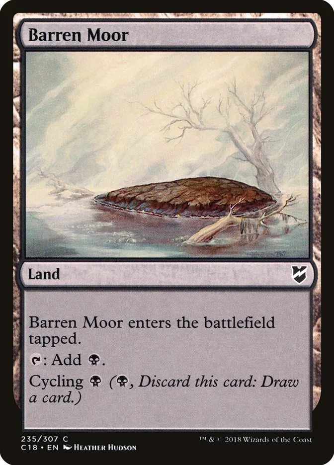 2018 Commander 2018 Barren Moor common #235 common card image