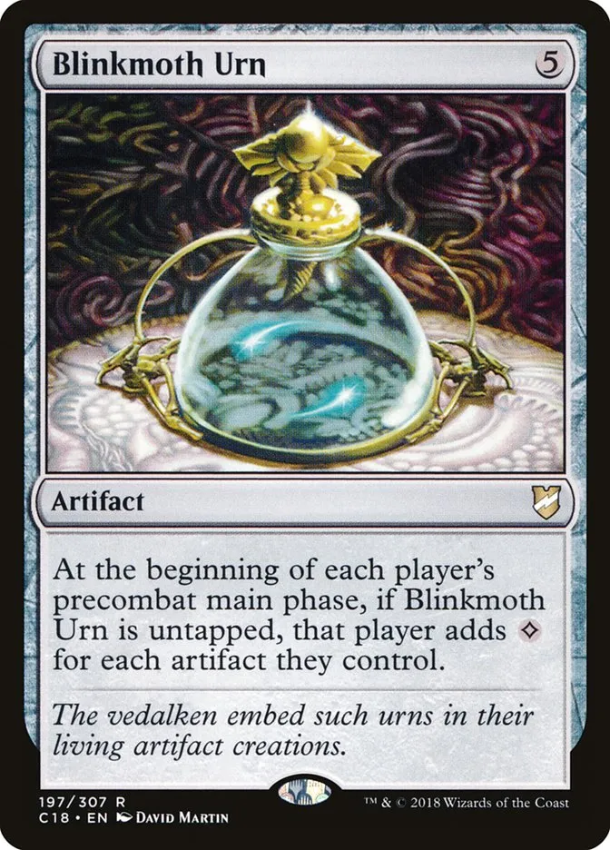 2018 Commander 2018 Blinkmoth Urn rare #197 rare card image