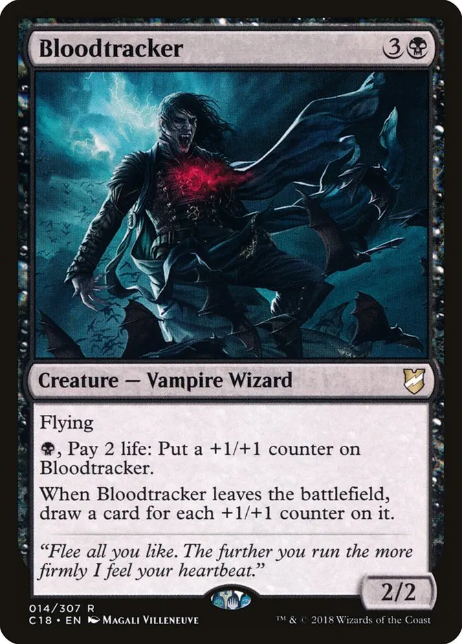 2018 Commander 2018 Bloodtracker rare #14 rare card image