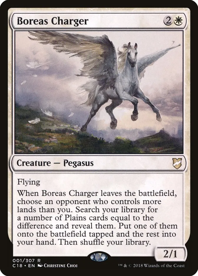 2018 Commander 2018 Boreas Charger rare #1 rare card image