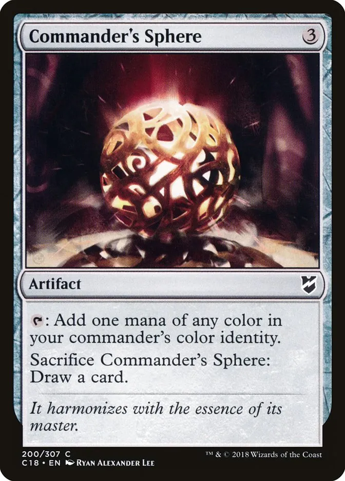 2018 Commander 2018 Commander's Sphere common #200 common card image