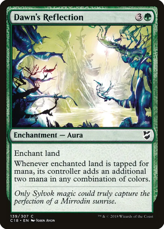 2018 Commander 2018 Dawn's Reflection common #139 common card image