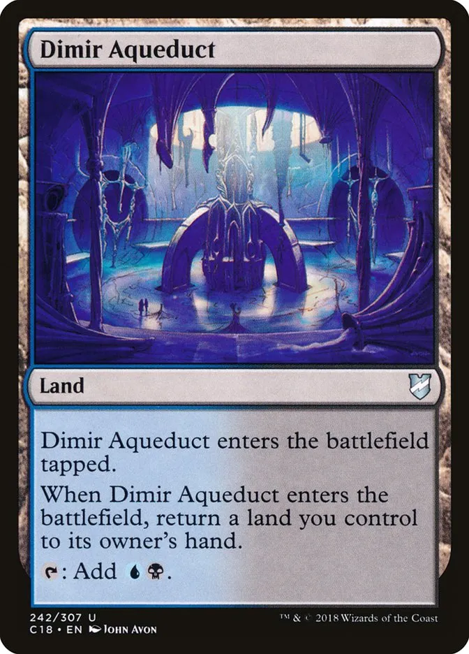2018 Commander 2018 Dimir Aqueduct uncommon #242 uncommon card image
