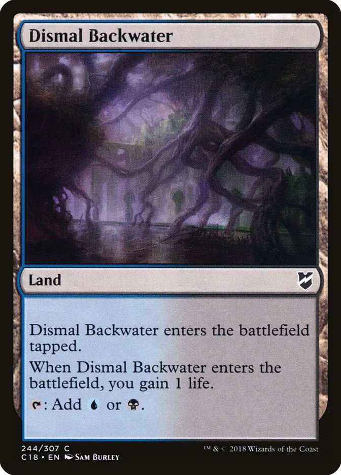 2018 Commander 2018 Dismal Backwater common #244 common card image