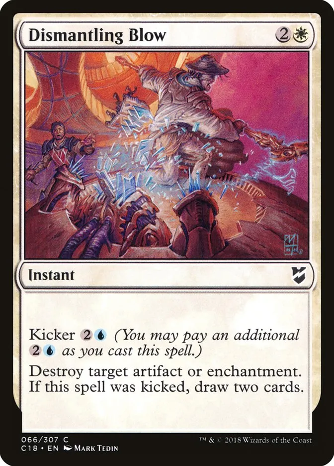 2018 Commander 2018 Dismantling Blow common #66 common card image