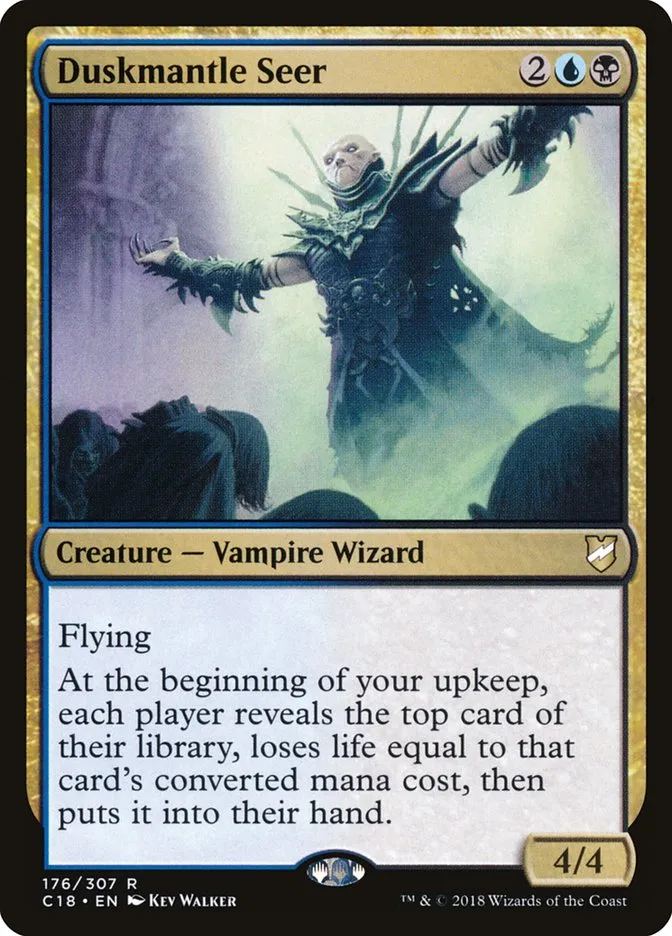 2018 Commander 2018 Duskmantle Seer #176 rare card image