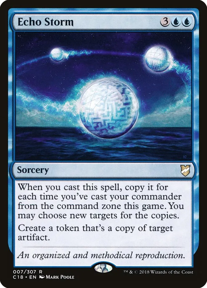 2018 Commander 2018 Echo Storm rare #7 rare card image