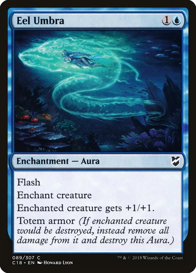 2018 Commander 2018 Eel Umbra common #89 common card image