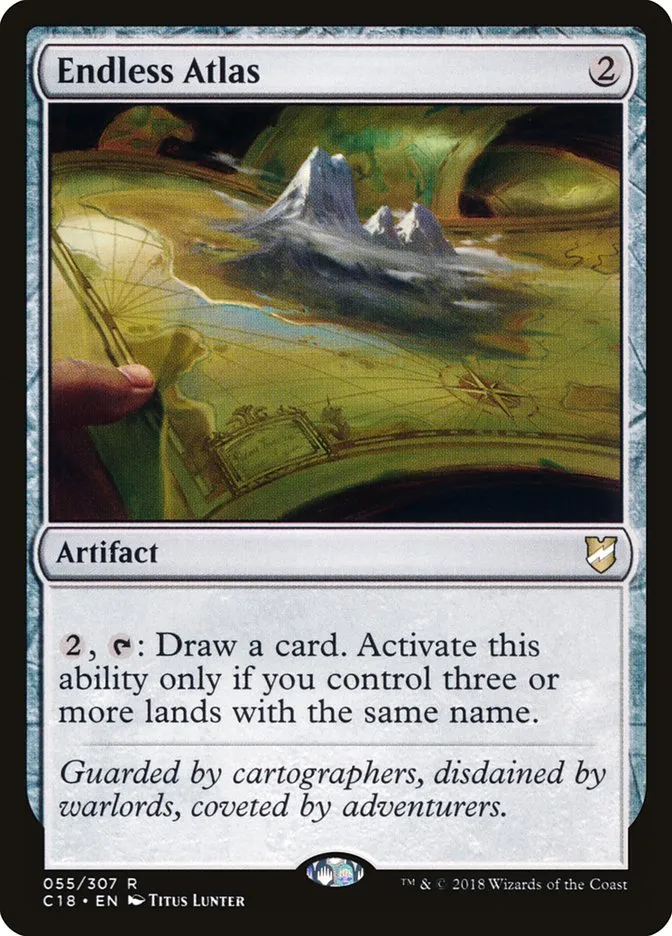 2018 Commander 2018 Endless Atlas #55 rare card image