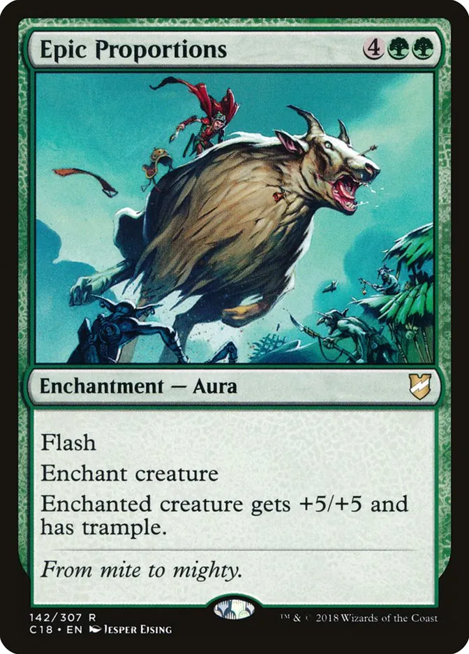 2018 Commander 2018 Epic Proportions #142 rare card image