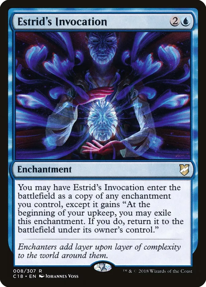 2018 Commander 2018 Estrid's Invocation rare #8 rare card image