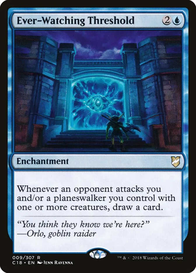 2018 Commander 2018 Ever-Watching Threshold rare #9 rare card image