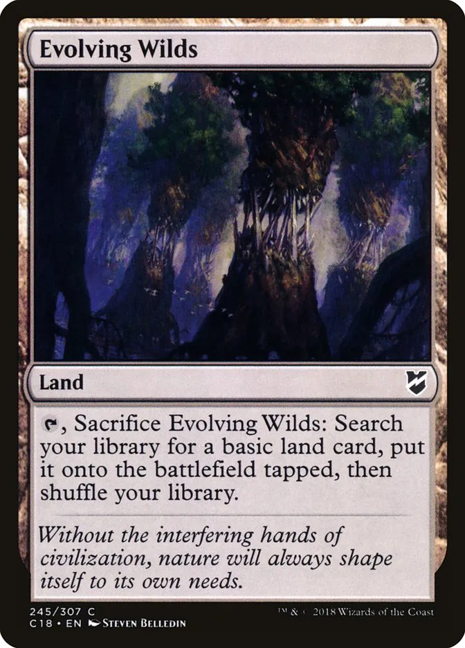 2018 Commander 2018 Evolving Wilds common #245 common card image