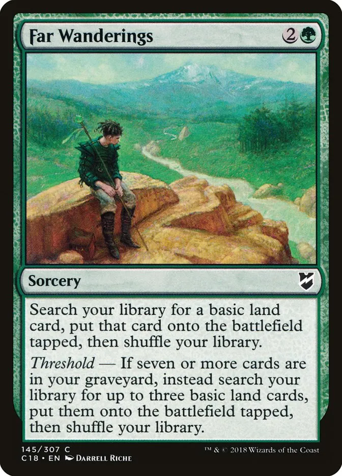 2018 Commander 2018 Far Wanderings common #145 common card image