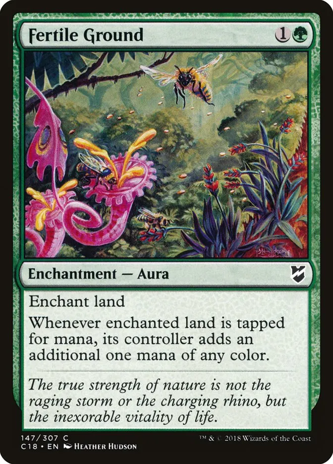 2018 Commander 2018 Fertile Ground common #147 common card image