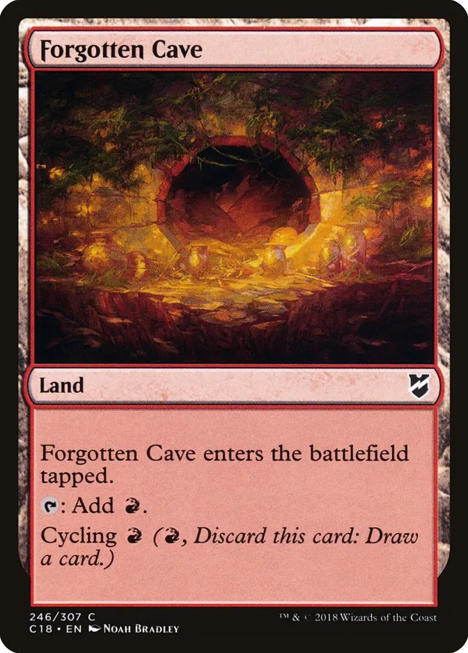 2018 Commander 2018 Forgotten Cave common #246 common card image