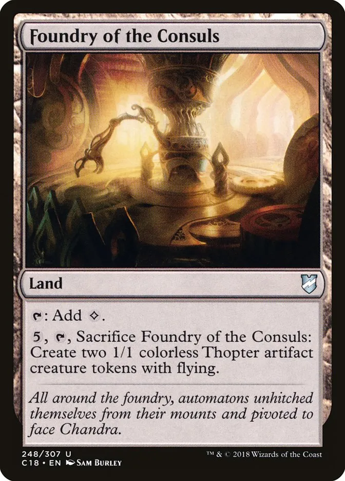 2018 Commander 2018 Foundry of the Consuls #248 uncommon card image