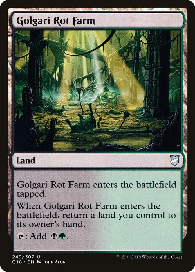 2018 Commander 2018 Golgari Rot Farm #249 uncommon card image