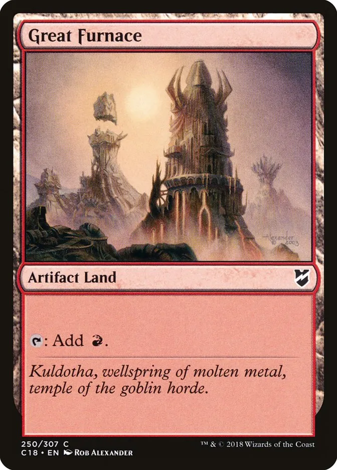 2018 Commander 2018 Great Furnace #250 common card image