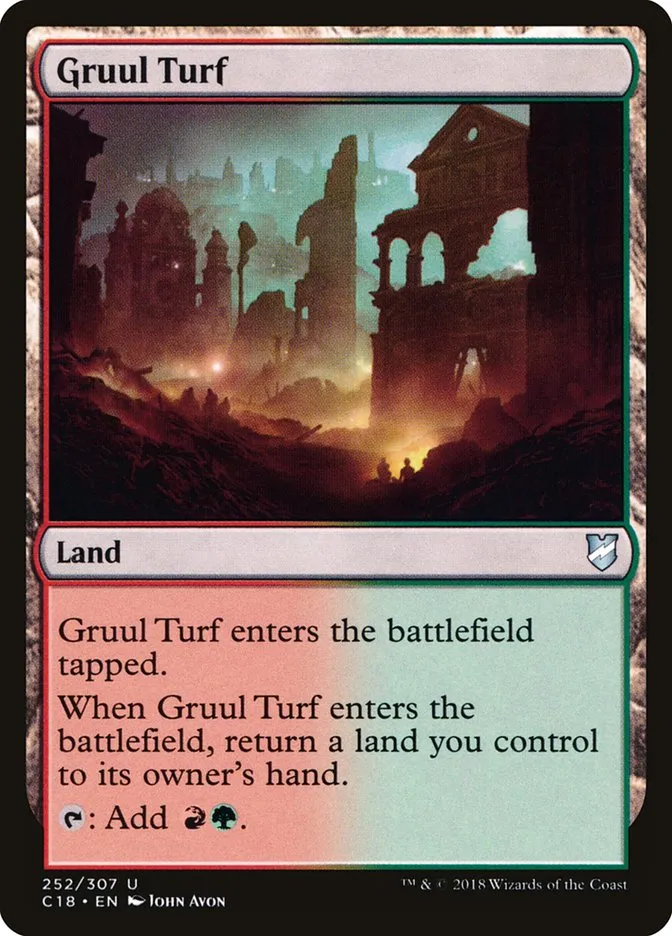 2018 Commander 2018 Gruul Turf uncommon #252 uncommon card image